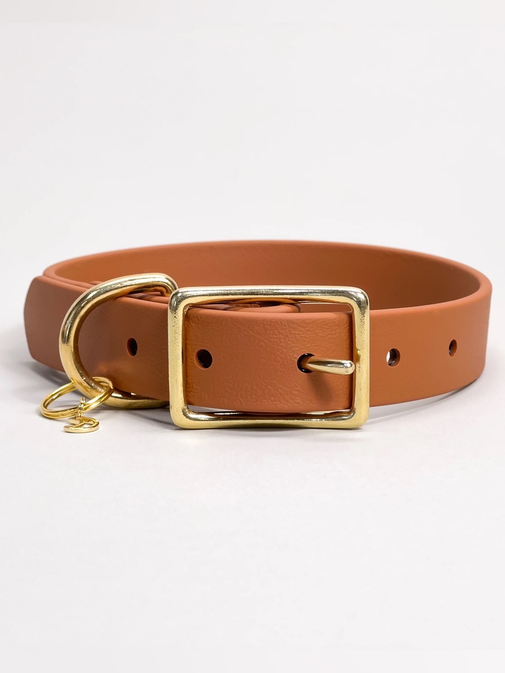 Strange Tails Classic Biothane Dog Collar in Terracotta